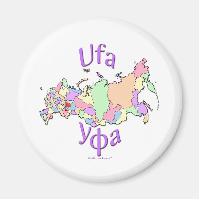 Ufa Russia Magnet (Front)