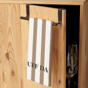 Uff Da Camel Tan Kitchen Towels