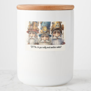 Uff Da Candy or Cookie Guardian Gnomes Food Label