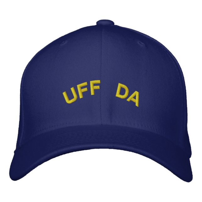 Uff Da Embroidered Hat (Front)