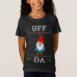 Uff Da, Swedish Tomte Gnome, God Jul, Ugly Christm T-Shirt