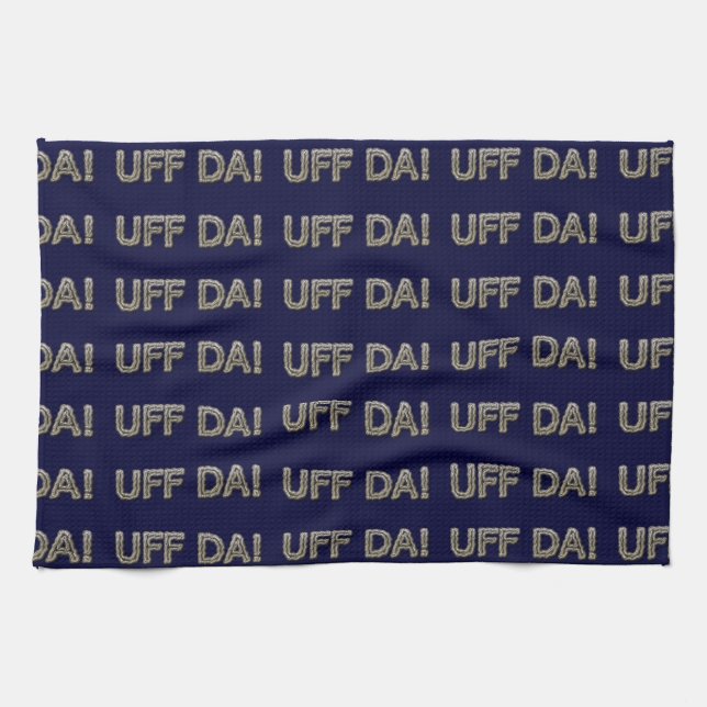 UFF DA! TEA TOWEL (Horizontal)