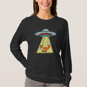 Ufo Abduction Fox Forest Animal 1 T-Shirt