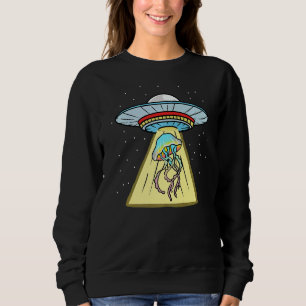 Ufo Abduction Jellyfish Sea Animal  1 Sweatshirt