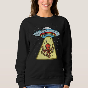 Ufo Abduction Octopus Sea Animal  1 Sweatshirt