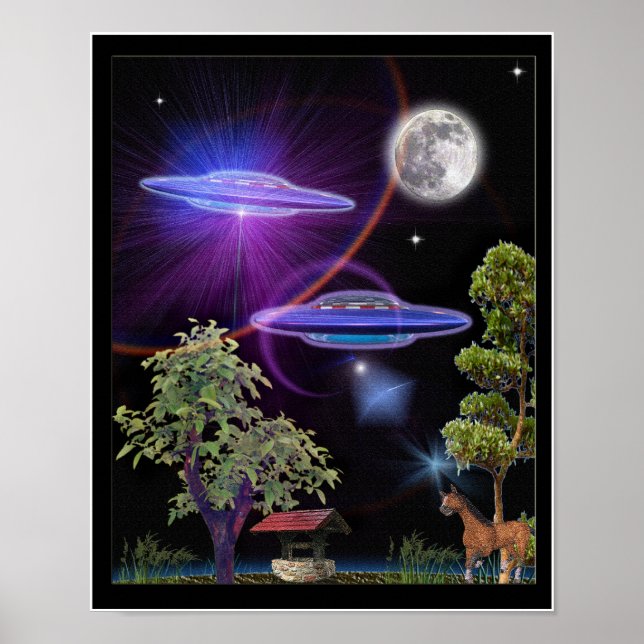 UFO abduction Poster (Front)