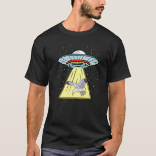 Ufo Abduction Seagull T-Shirt