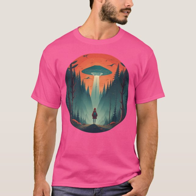 Ufo- Alien Abduction 2 T-Shirt (Front)