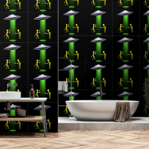 UFO Alien Abduction 👽 Close Encounter Wallpaper