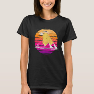 Ufo Alien Abduction Pyramids Ancient Egypt Vintage T-Shirt