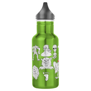 UFO, Alien, Bigfoot, Mothman, Dogman, Cryptids    532 Ml Water Bottle