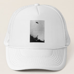 UFO Alien Extraterrestrial Spacecraft Top Secret Trucker Hat