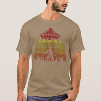 UFO Alien Forest Fantasy family T-Shirt