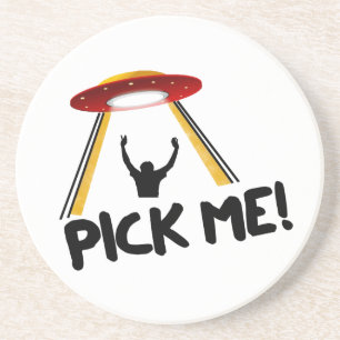 UFO Alien Ship - Pick Me! Coaster