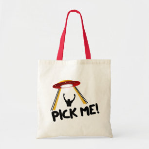 UFO Alien Ship - Pick Me! Tote Bag