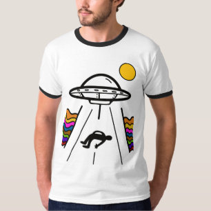 UFO alien spaceship abductee T-Shirt