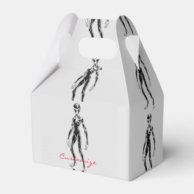 UFO Alien Thunder_Cove Favour Box (Front Side)