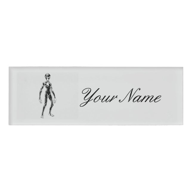 UFO Alien Thunder_Cove Name Tag (Front)