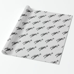 UFO Alien Thunder_Cove Wrapping Paper