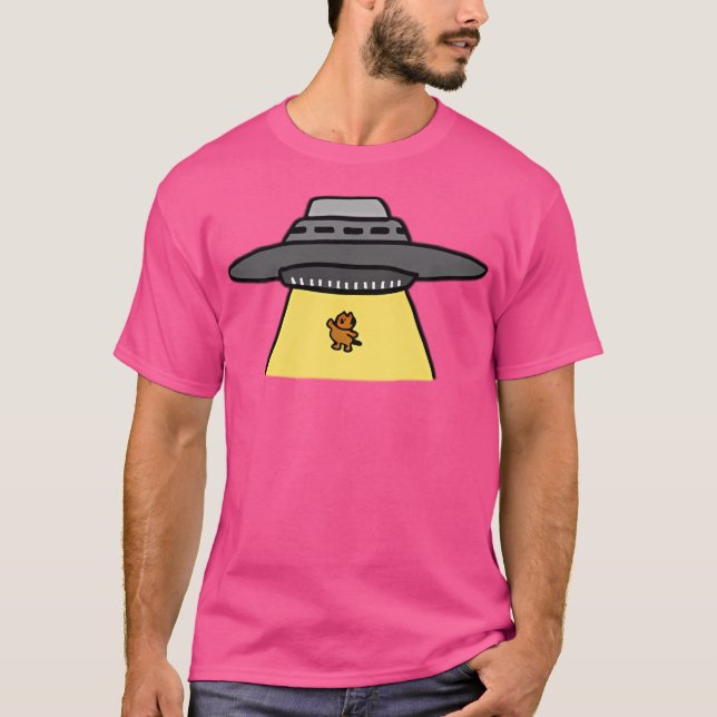 Ufo And The Cat T-Shirt (Front)