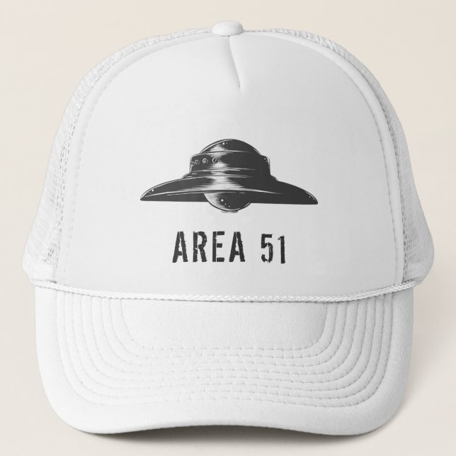 UFO Area 51 Trucker Hat (Front)