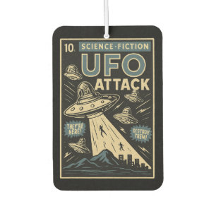 UFO Attack  Car Air Freshener