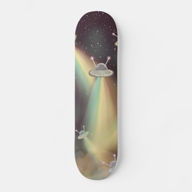 UFO Attack Earth Skateboard (Front)