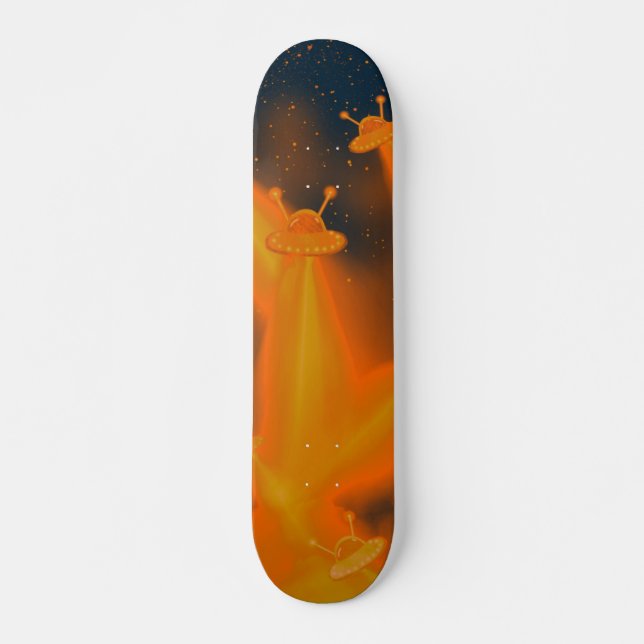 UFO Attack Jupiter Skateboard (Front)