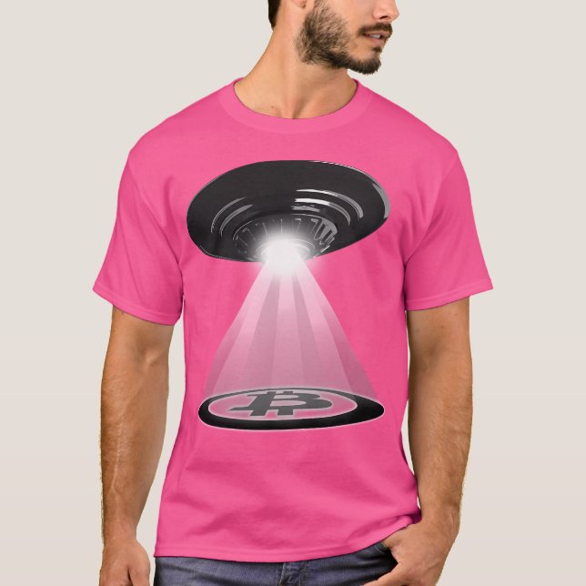 Ufo Bitcoin T-Shirt (Front)