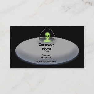UFO business card