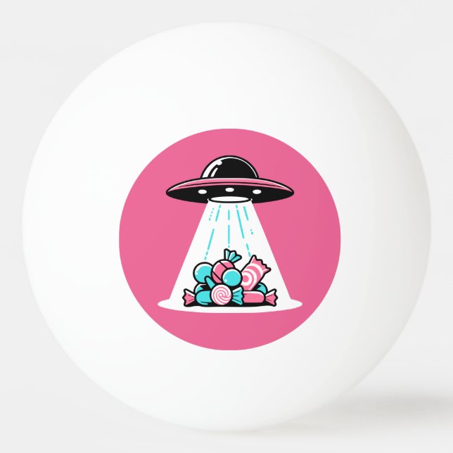 UFO Candy Ping Pong Ball (Front)