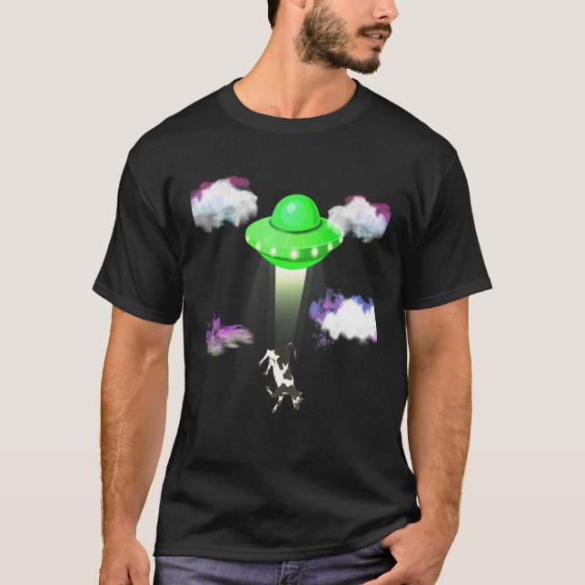 Ufo Captures Cow T-Shirt (Front)