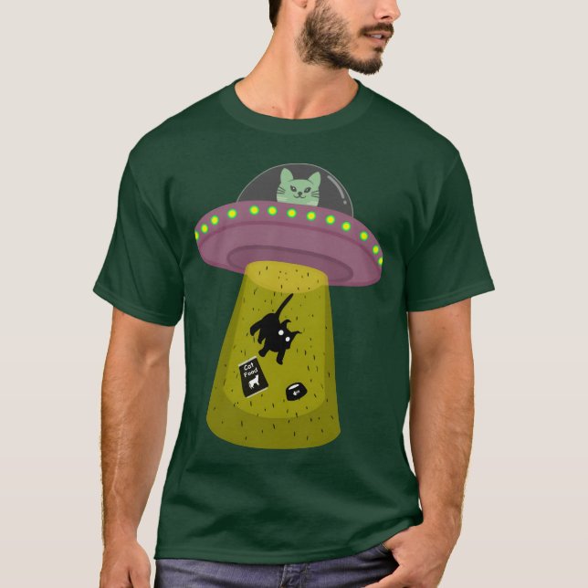 ufo cat family T-Shirt (Front)