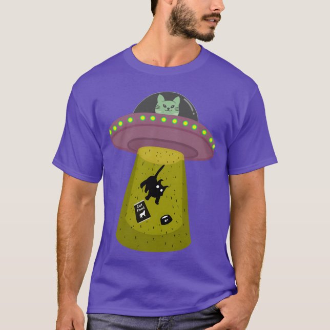 ufo cat family T-Shirt (Front)