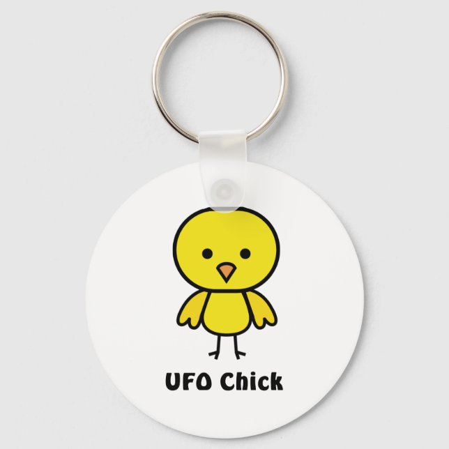 UFO Chick Key Ring (Front)