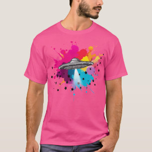 Ufo Colour Splatter T-Shirt