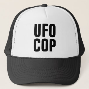 UFO Cop Trucker Hat