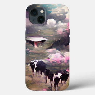 UFO Cow Abduction iPhone 13 Case