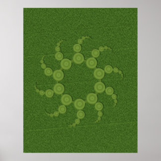 UFO Crop Circles Poster (Smallest is $12.10)