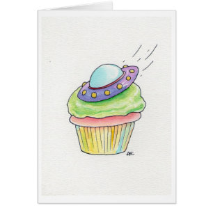 UFO Cupcake Flying Saucer