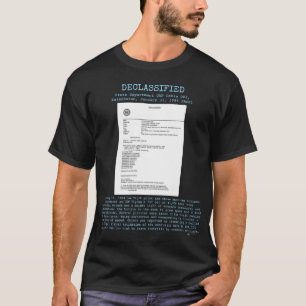 UFO - Declassified DOS.UAP C2, KAZAKHSTAN JAN1984 T-Shirt