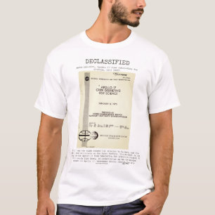 UFO - Declassified NASA-UAP-D005,Apollo17 CDFS1973 T-Shirt