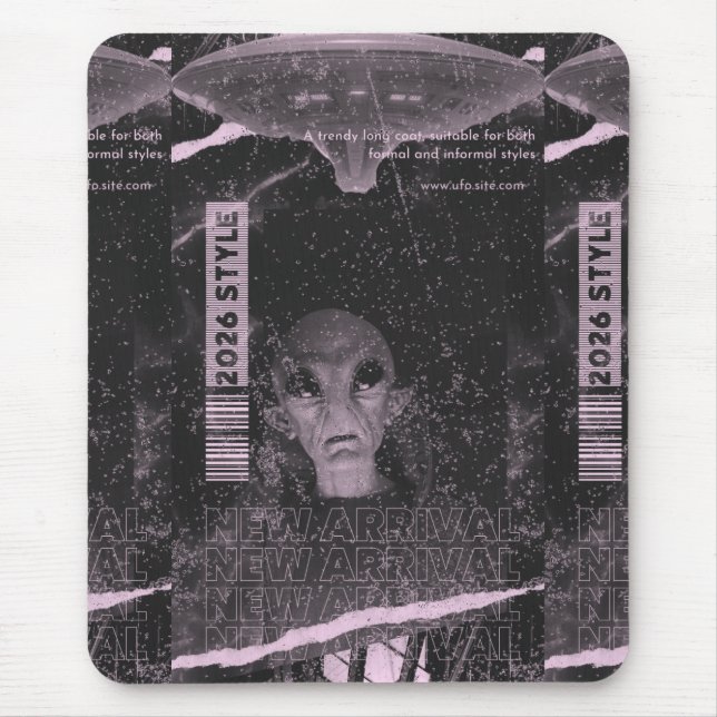 UFO design Mouse Pad (Front)