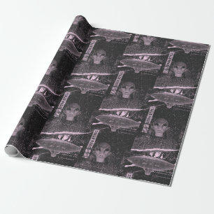 UFO design Wrapping Paper