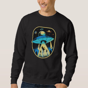 Ufo Dinosaur Alien Abduction Sweatshirt