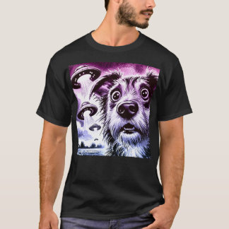 UFO Dog Abduction – Alien Encounter T-Shirt