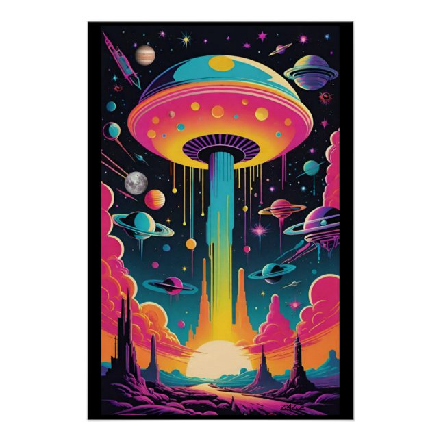 UFO Encounter on Planet 9 Poster (Front)