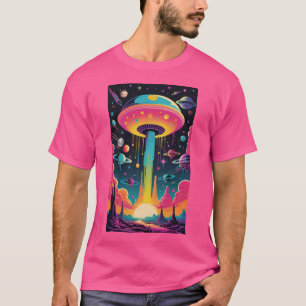 UFO Encounter on Planet 9 T-Shirt