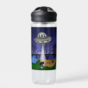 UFO Extraterrestrial Abduction Alien  Water Bottle