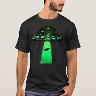 Ufo Flying Saucer Beamed Up T-Shirt